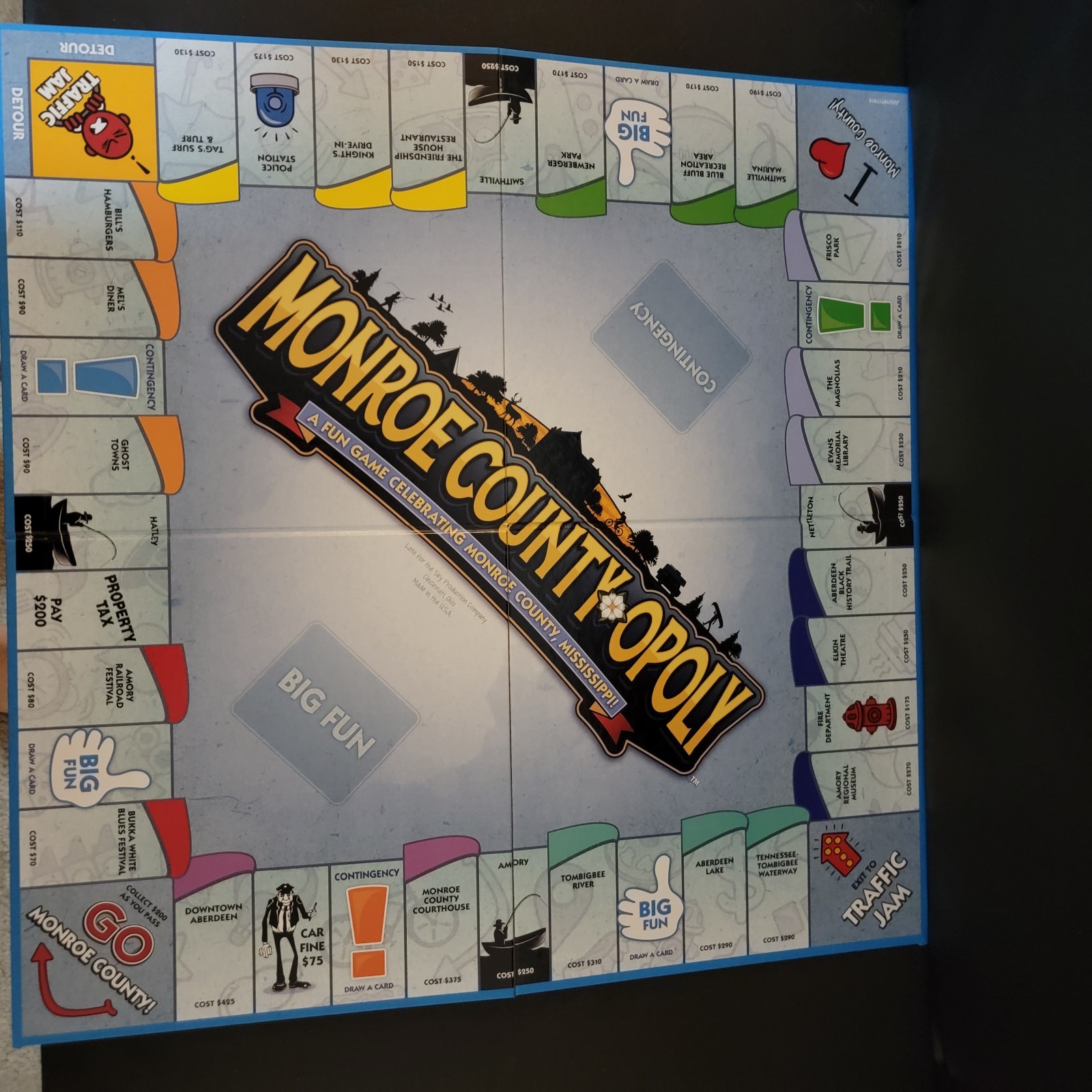 Late for the Sky Monroe County-Opoly New Sealed Board Game Contents NIB Rare