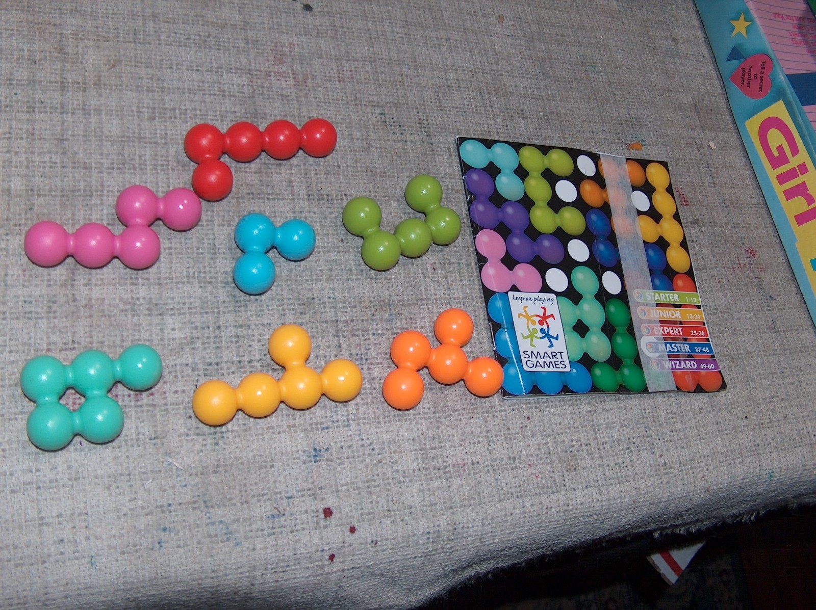 Quadrillion Countless Challenges Brain Teaser 7 Replacement parts ONLY w2