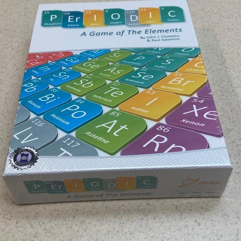 Periodic: A Game of The Elements Genius Board Games Ages 10+ NEW SEALED