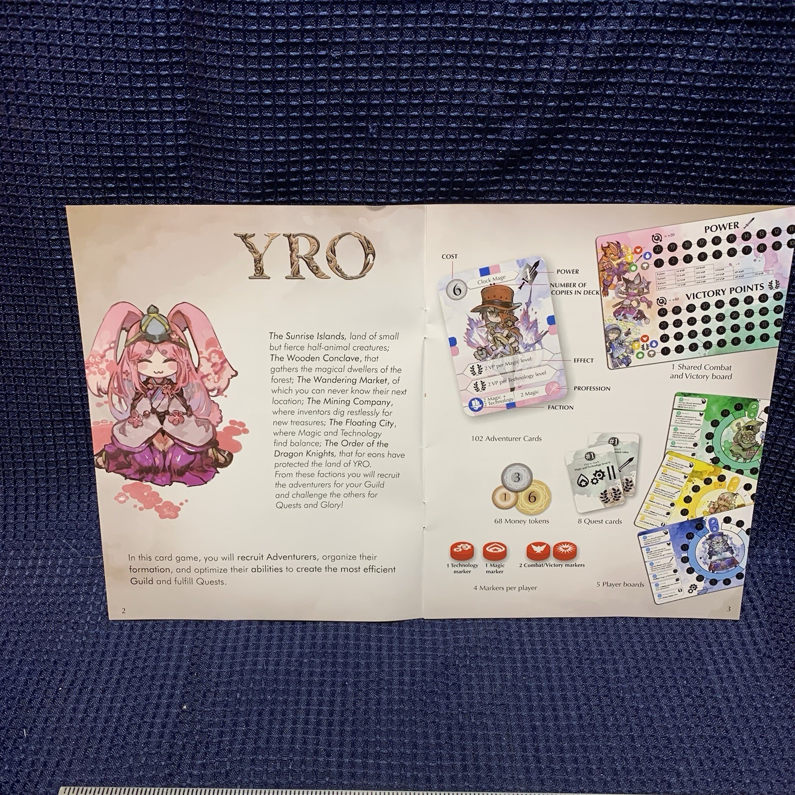YRO BOARD GAME – Complete – Magic Technology – Japan – Anime – Free Shipping