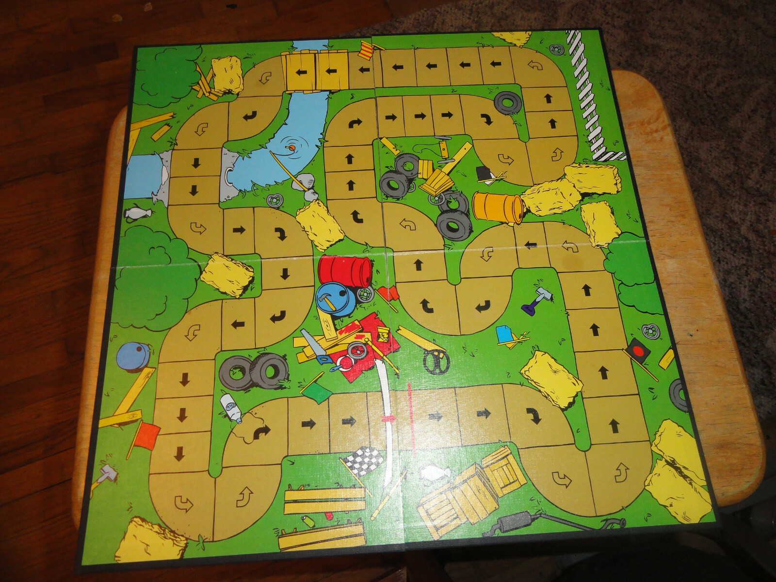 Rare – BRIO 1999 Made in Sweden – A RACING! GAME Board Game – COMPLETE