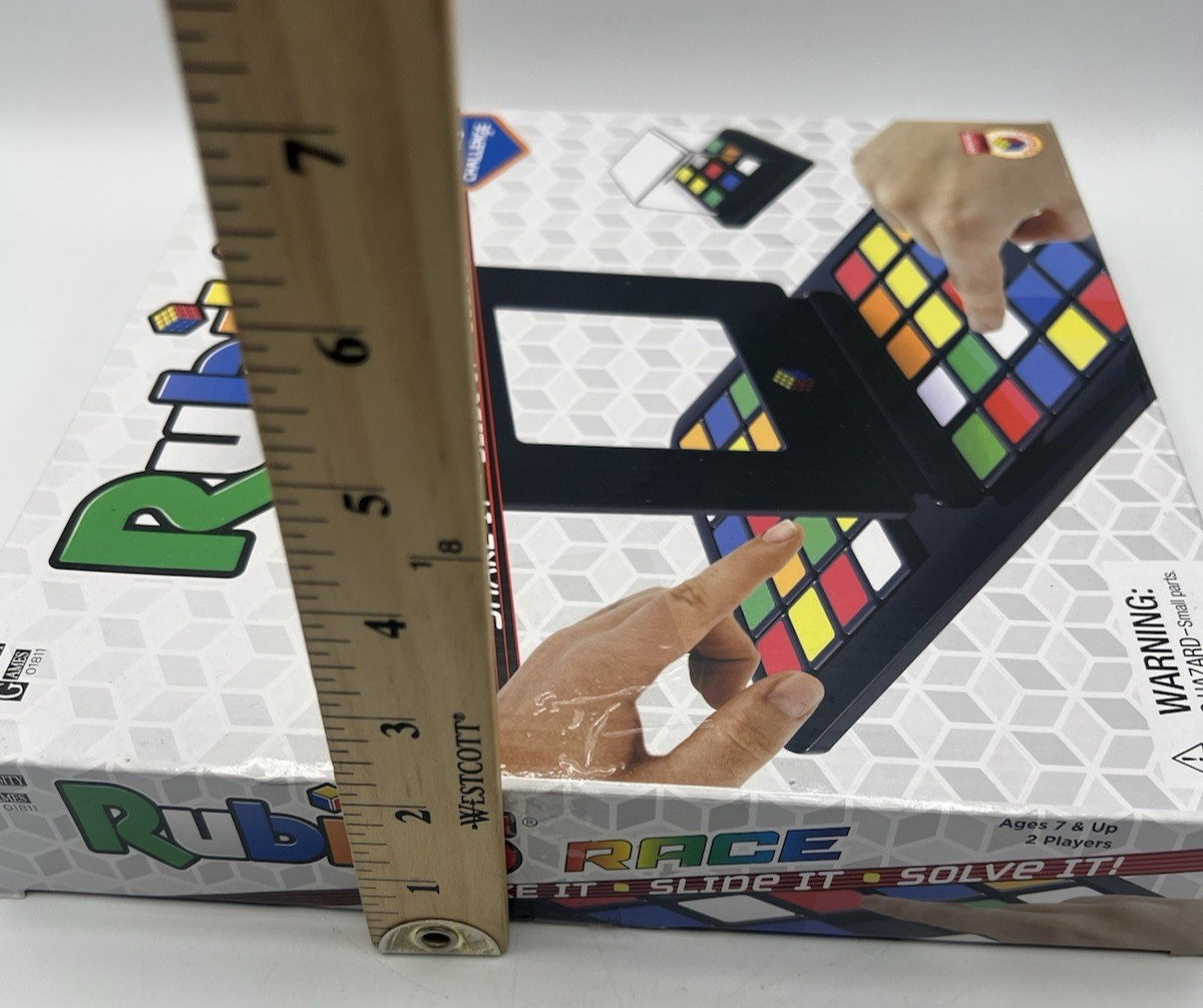 Rubik’s Race Board Game 2 Player Puzzle Challenge Complete University Games