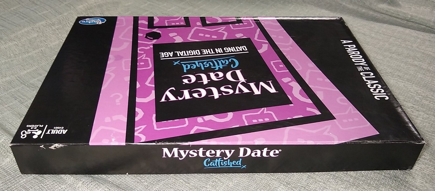 Hasbro MYSTERY DATE CATFISHED Board Game Adult Parody, Dating in the Digital Age