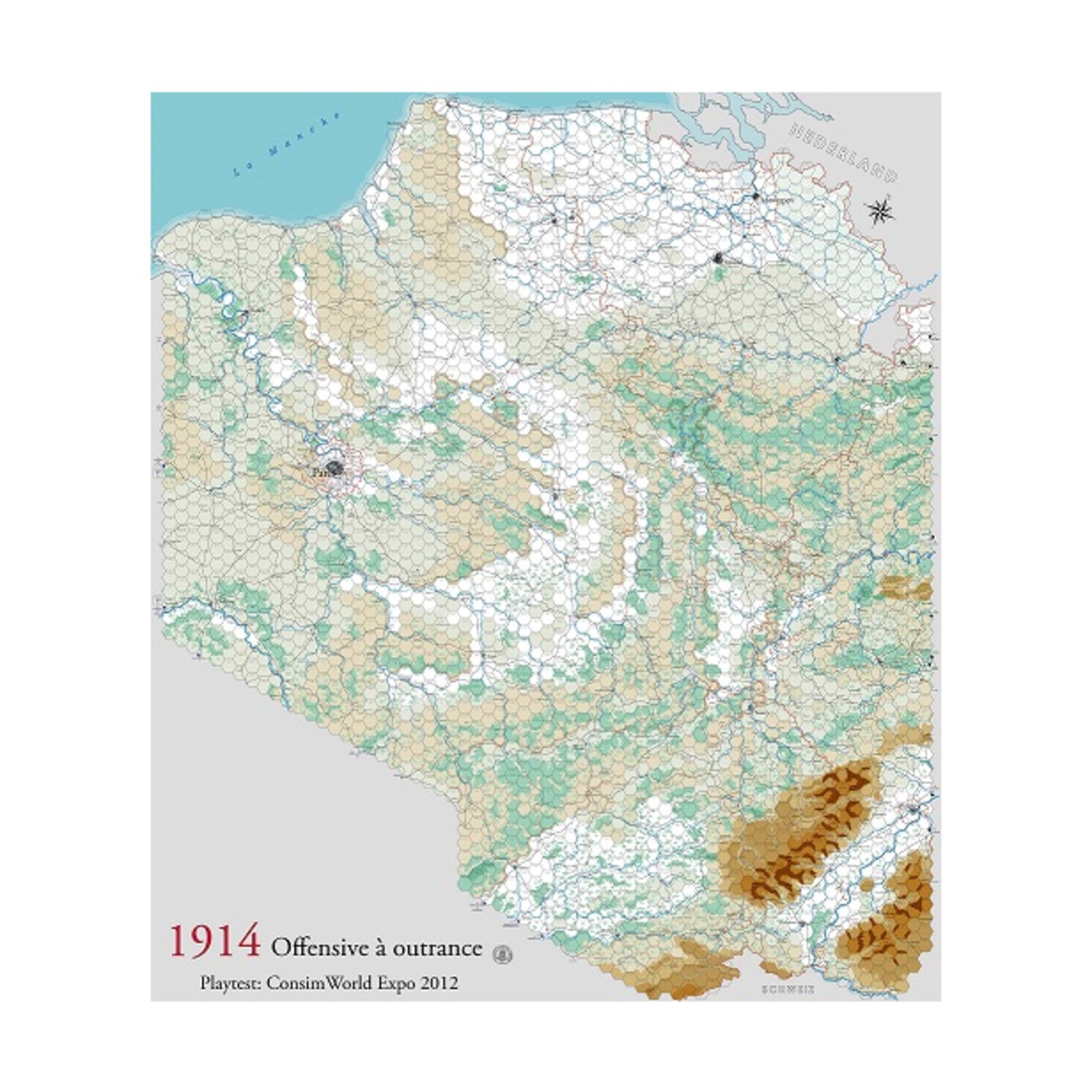 GMT Wargame 1914 – Offensive a Outrance Box VG+/EX