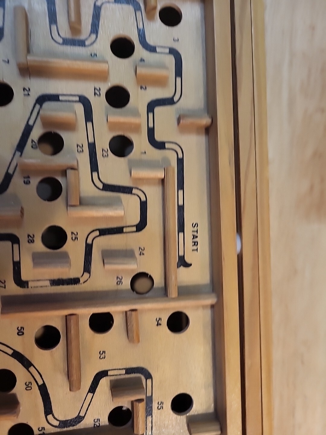 Labyrinth Wooden Maze Game with One Steel Marble, Puzzle Game for Adults, Kids
