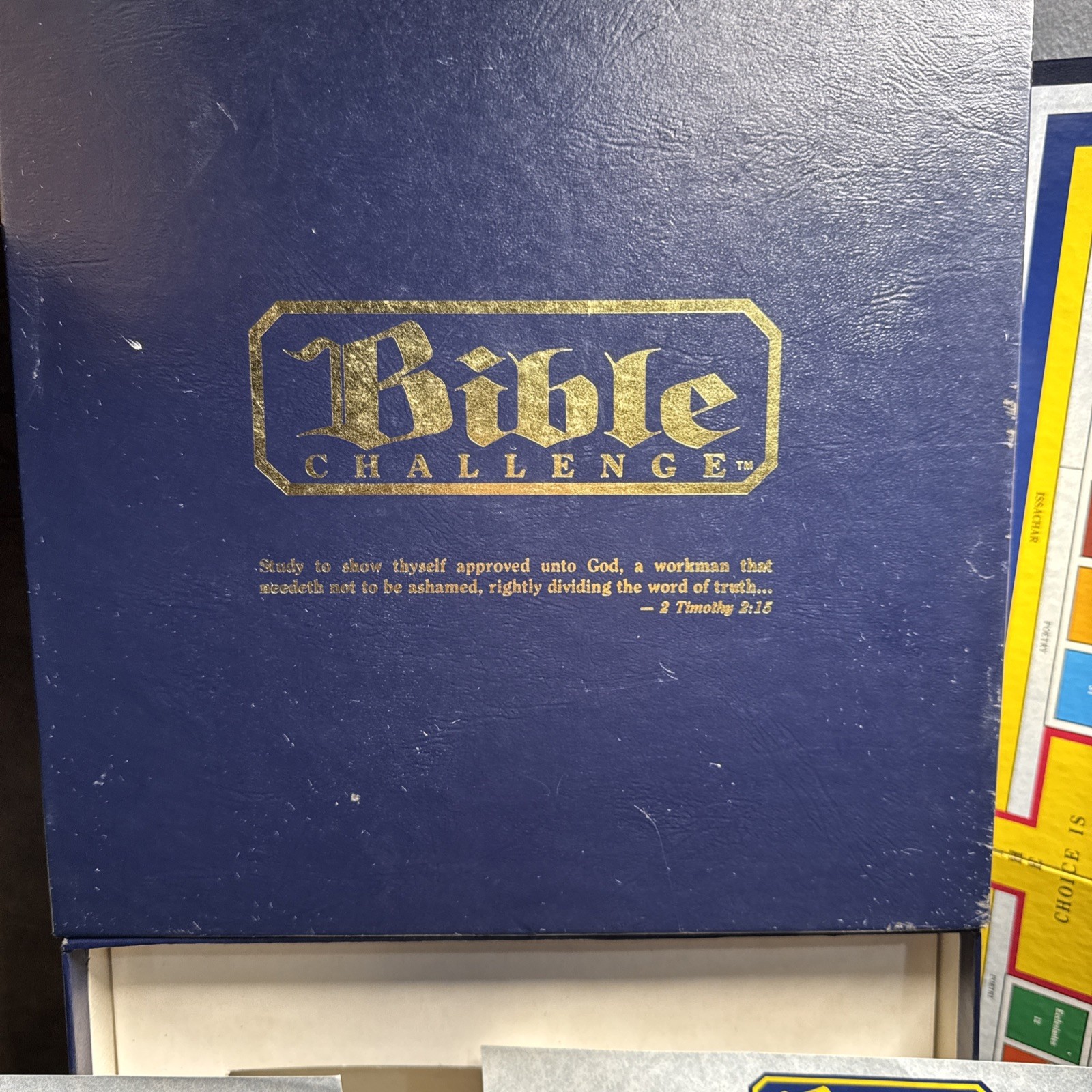 Vintage Bible Challenge Trivia Board Game 1984 – Complete