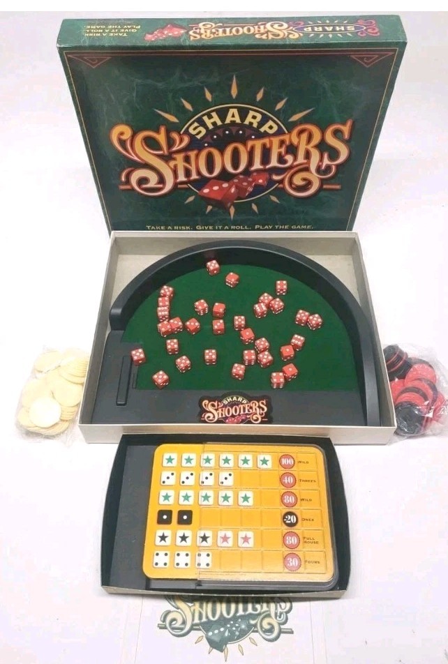 Vintage 1994 Milton Bradley Sharp Shooters Game. Complete! Super Clean!