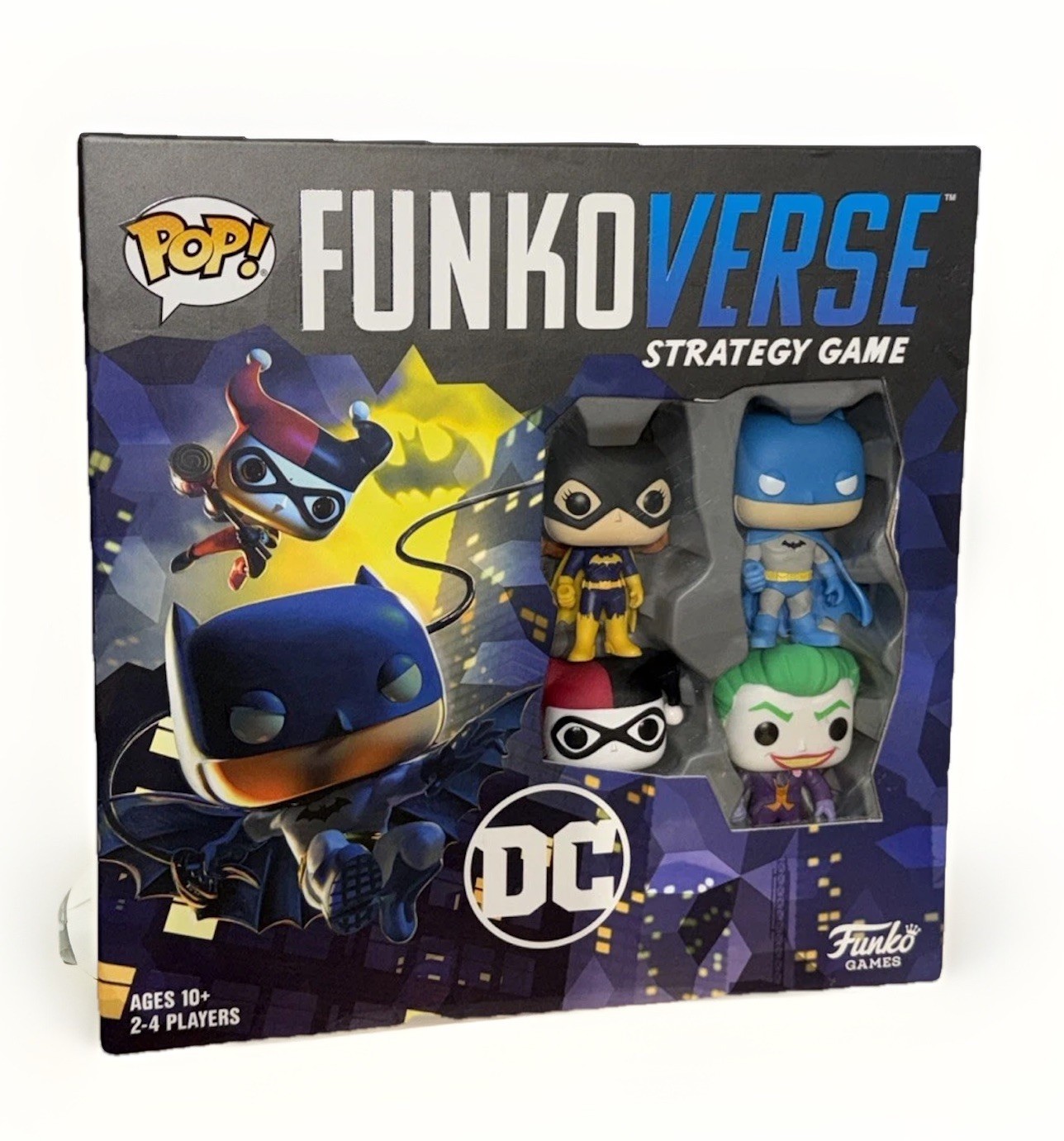 FunkoVerse DC Comics Strategy Game 4-Pack Batman Joker Harley Quinn Batgirl