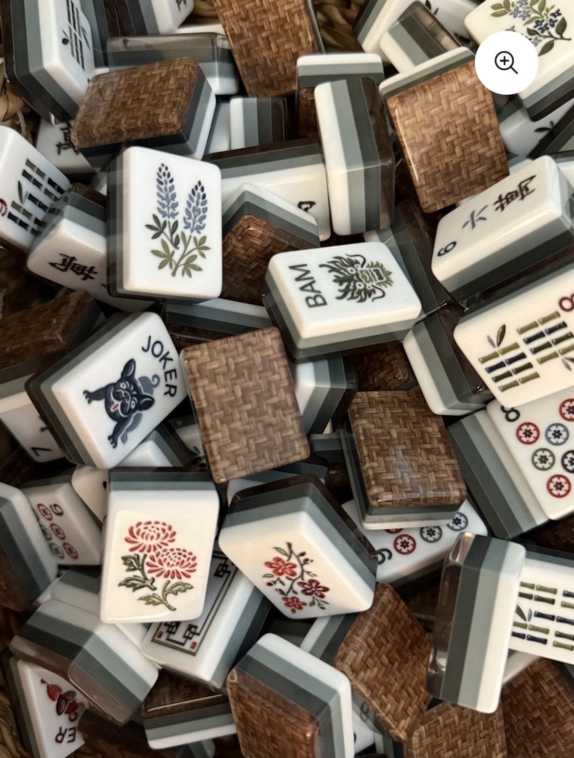Honey Weave Inspired 4-Layer American Mahjong Tiles
