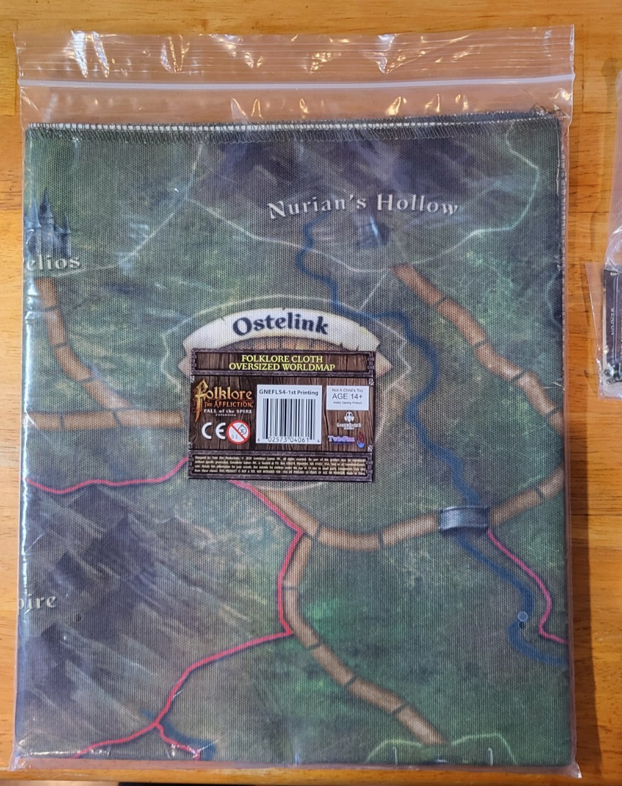 Folklore The Affliction – World Map, Equipment Pack, Talisman of Kremel, Shadow