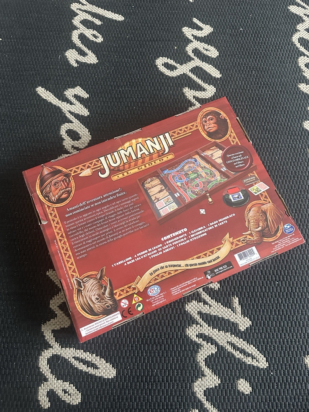 Spin Master Jumanji Board Game – Multicolor – Wooden Box