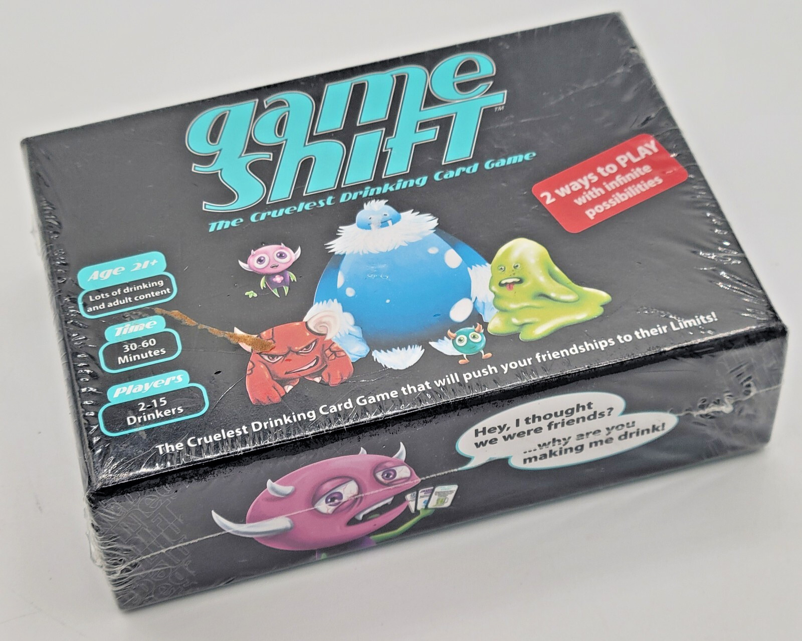 Game Shift NEW Cruelest Drinking Card Party Game ADULT Profanity Sex FREE SHIP