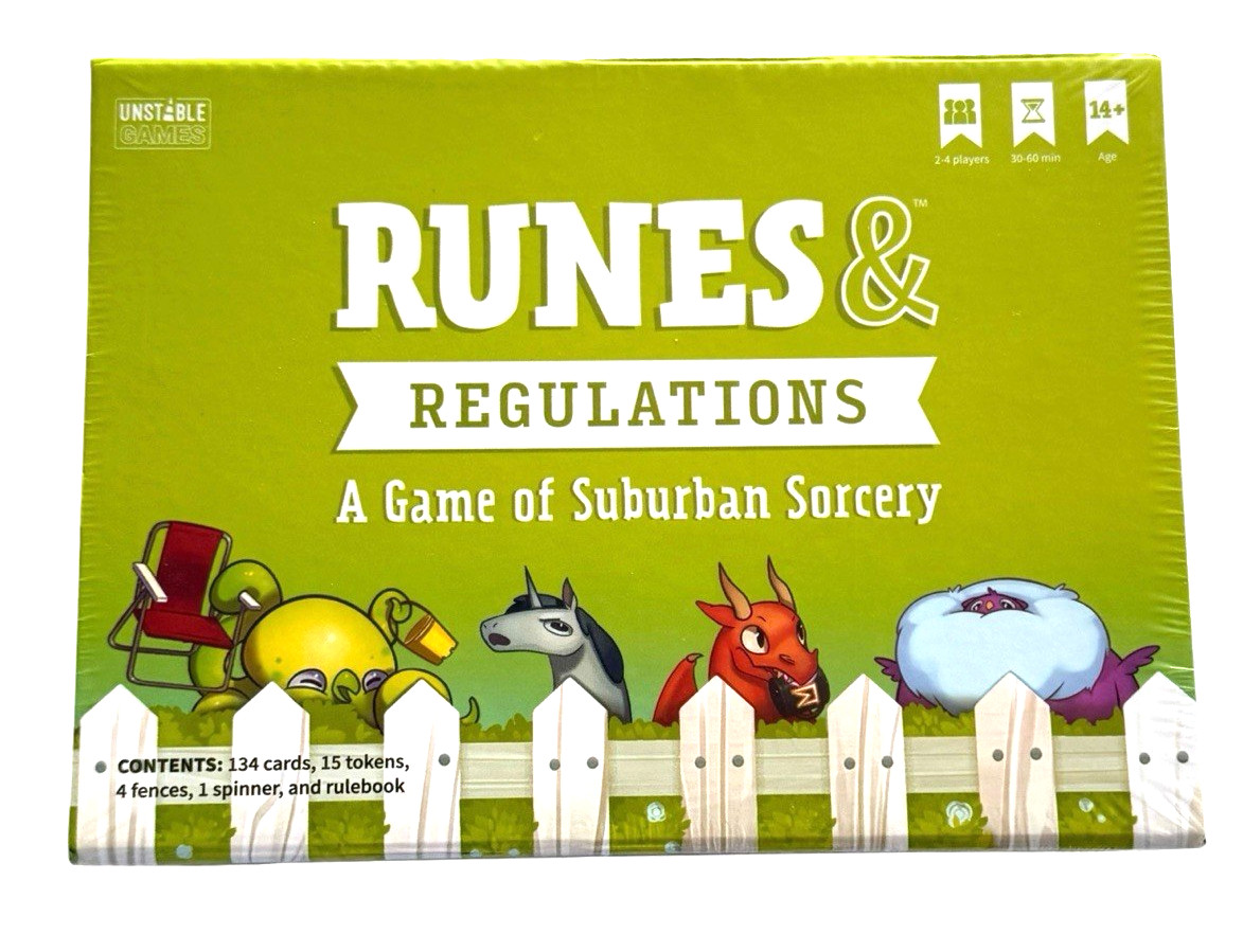 TeeTurtle, LLC Runes & Regulations Strategic Card Game of Suburban Sorcery