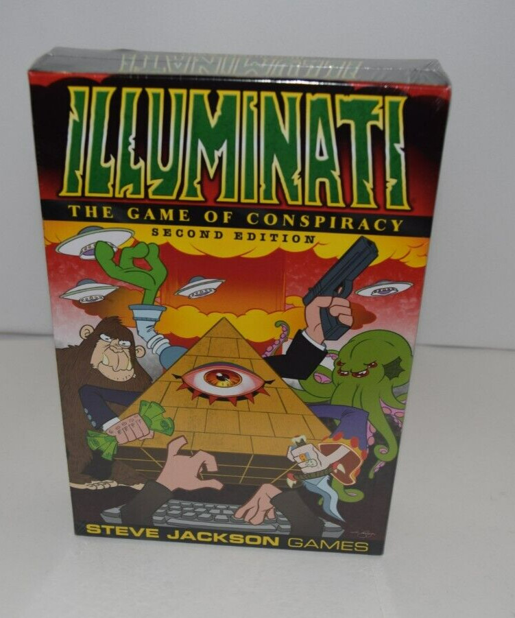 Illuminati 2nd Edition The Game Of Conspiracy Steve Jackson Games SJG 1387 Card
