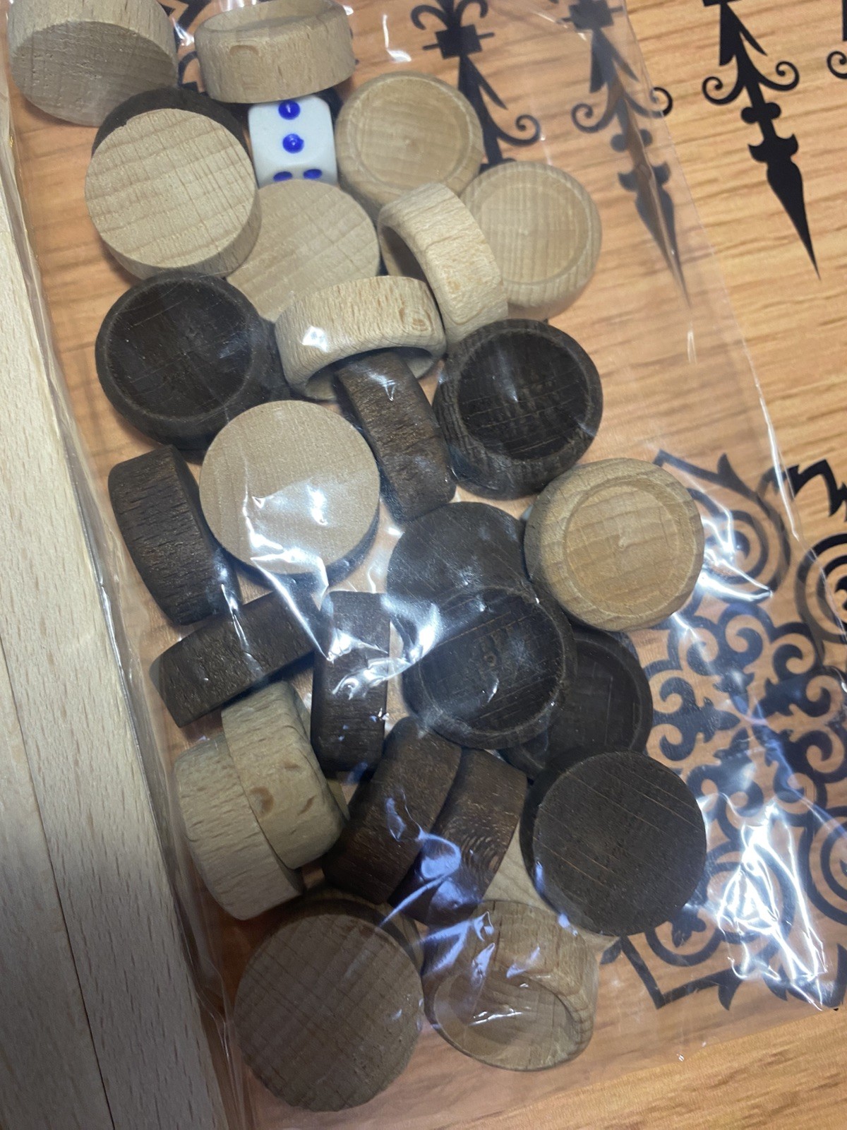 backgammon Handmade Wooden Backgammon Set “eastern” – Large Board 40-40 см