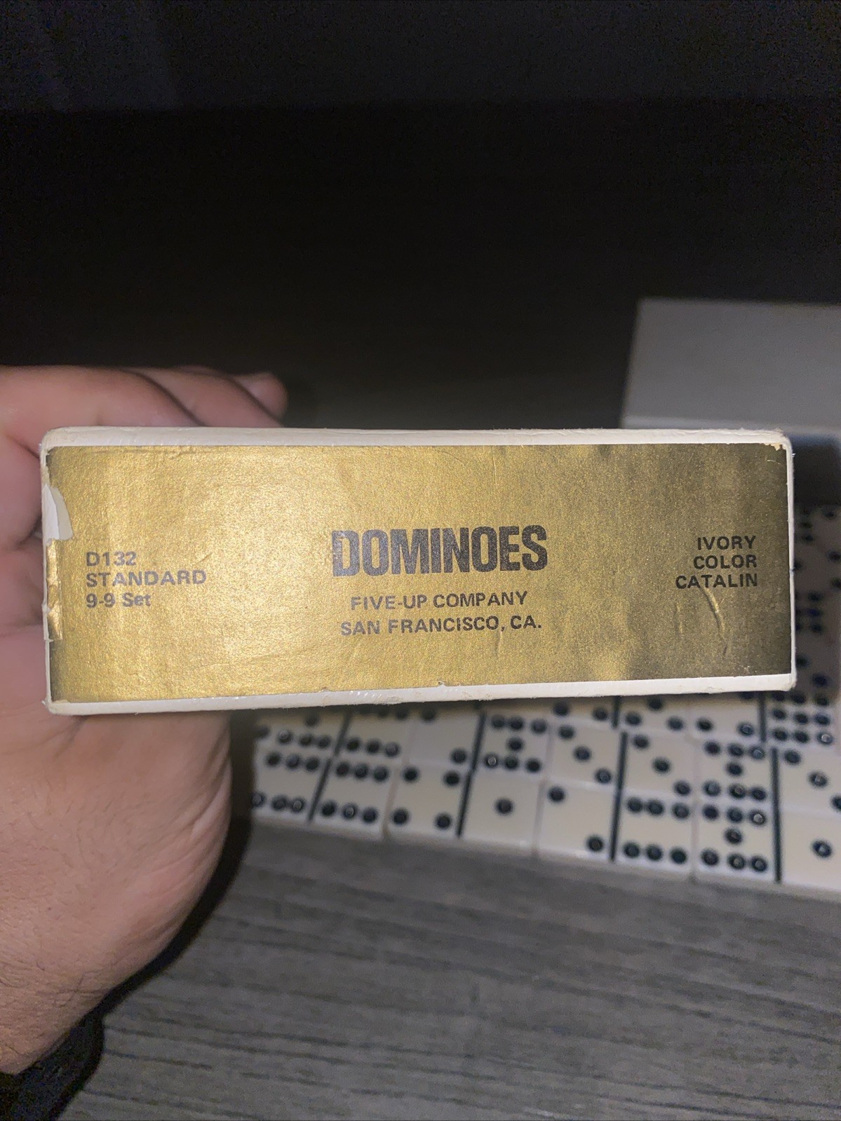 Vintage Puremco Standard Marblelike Dominos No Instructions Ivory 56 Tiles Read!