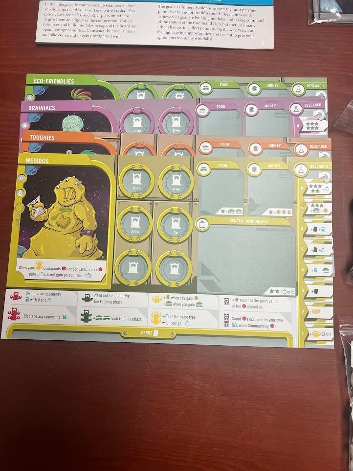 Chimera Station Board Game Deluxified Edition + 2017 Mini Expansion Promo – TMG