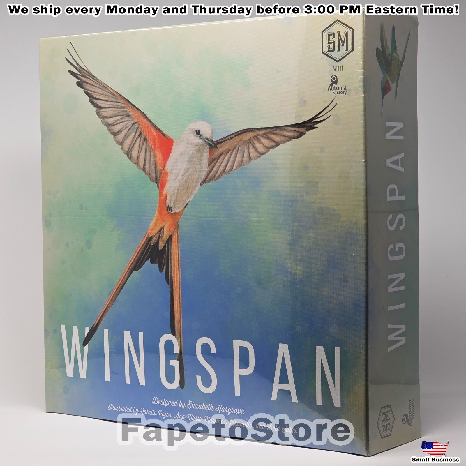 Stonemaier Games – Wingspan Board Game Base – Strategy, STM910