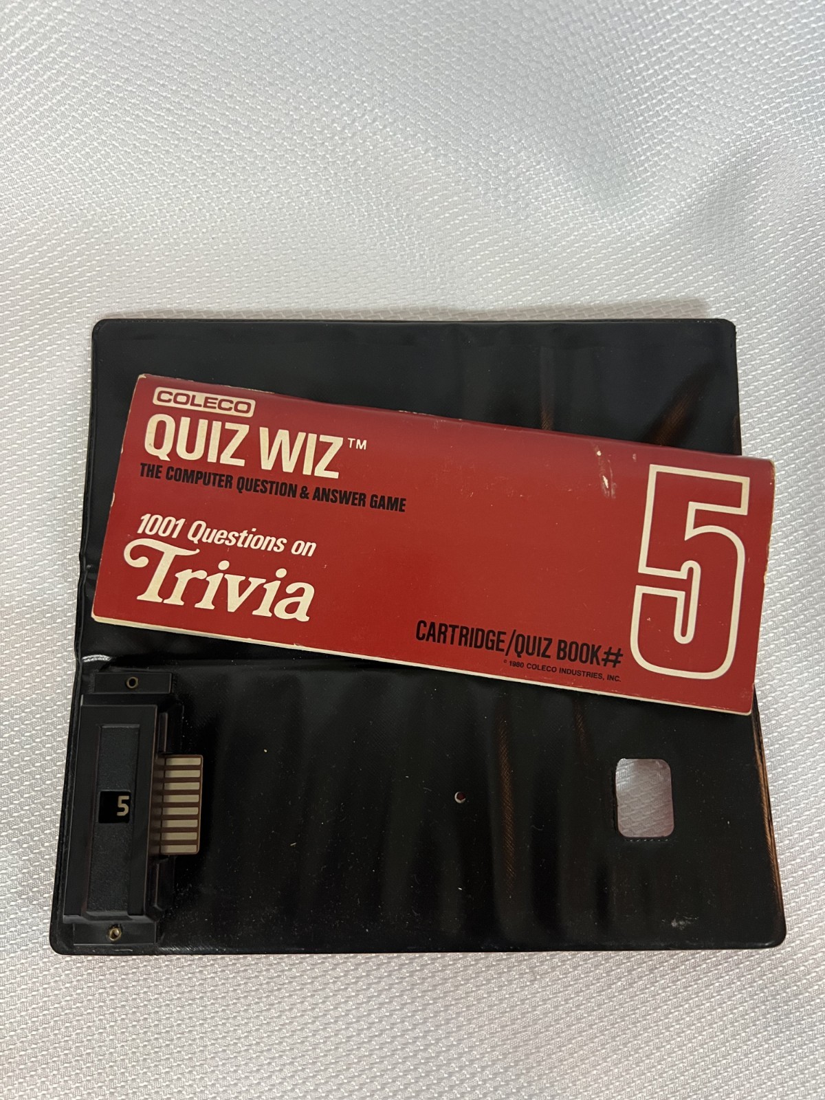 Coleco Quiz Game Computer Answer Game w/ Cartridge + Books 1, 3, 4, 5, 7, 8, 18