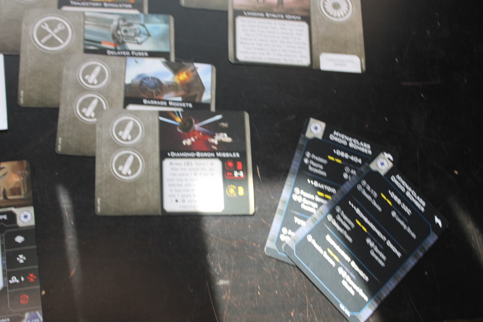 CARDS &TOKENS ONLY – Star Wars X-Wing Hyena-Class Droid Bomber Expansion Pack
