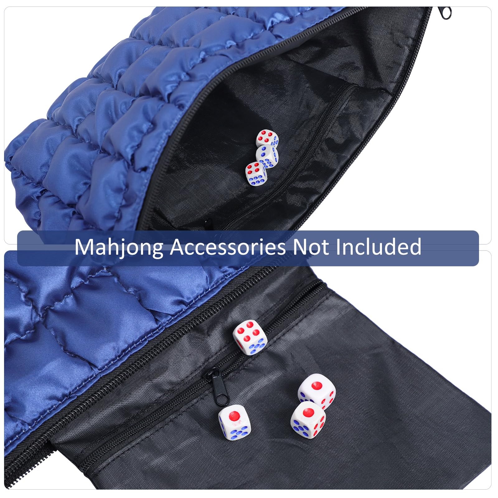 Empty Mahjong Tiles Bag, Thickened Mahjong Bag for 166 Mahjong Tile Set (Case…