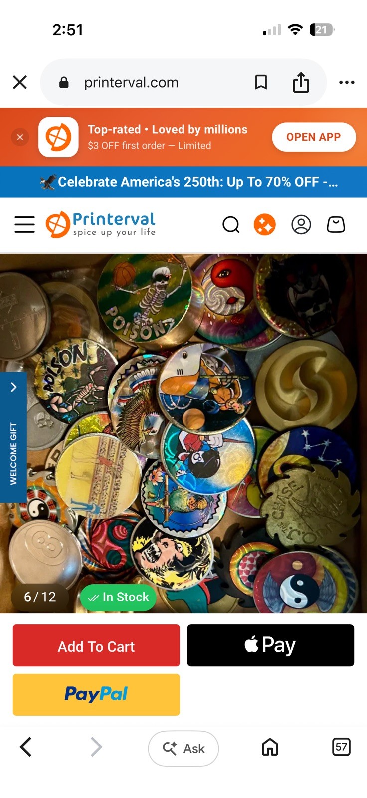 90s POGs – Set Of 50 w Container, Two Metal & Plastic Slammers