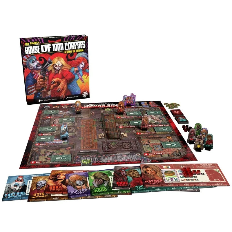 House of 1000 Corpses: A Game of Horror Board Game New Factory Sealed