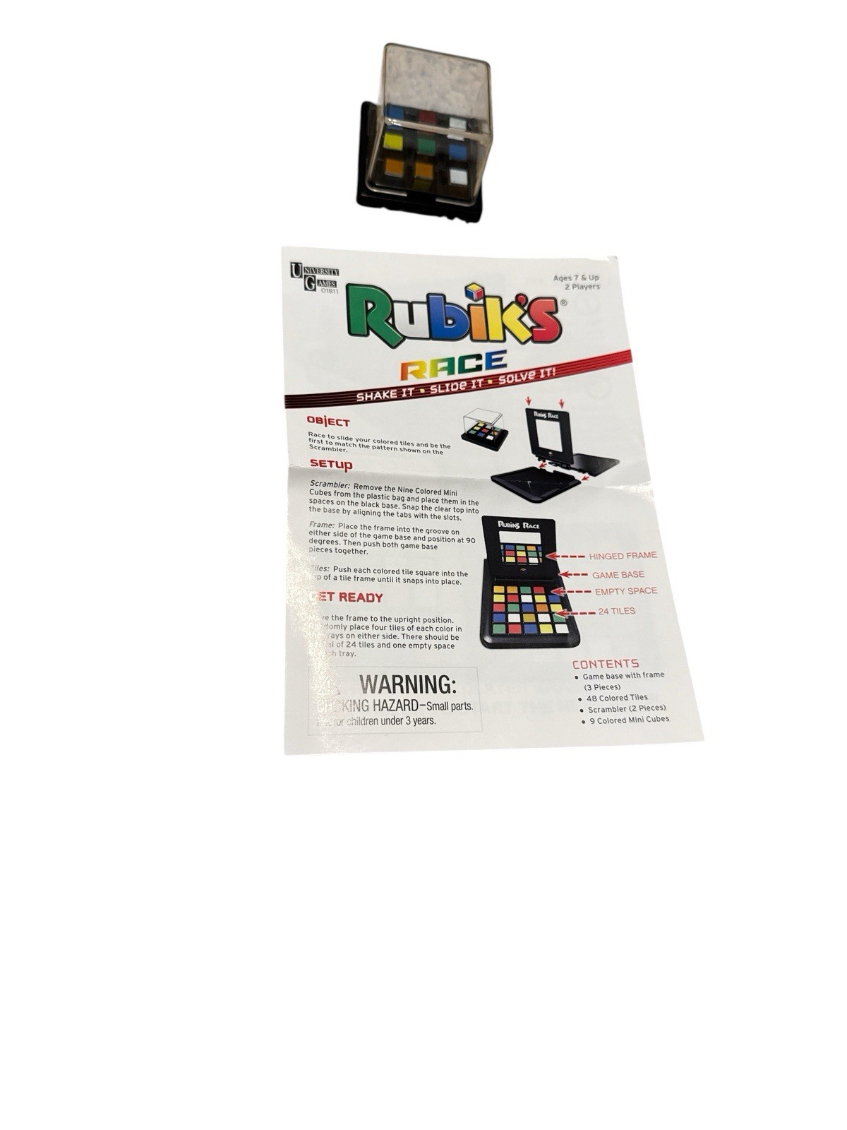Rubik’s Race Game COMPLETE University Games 2016 Square Up Strategy