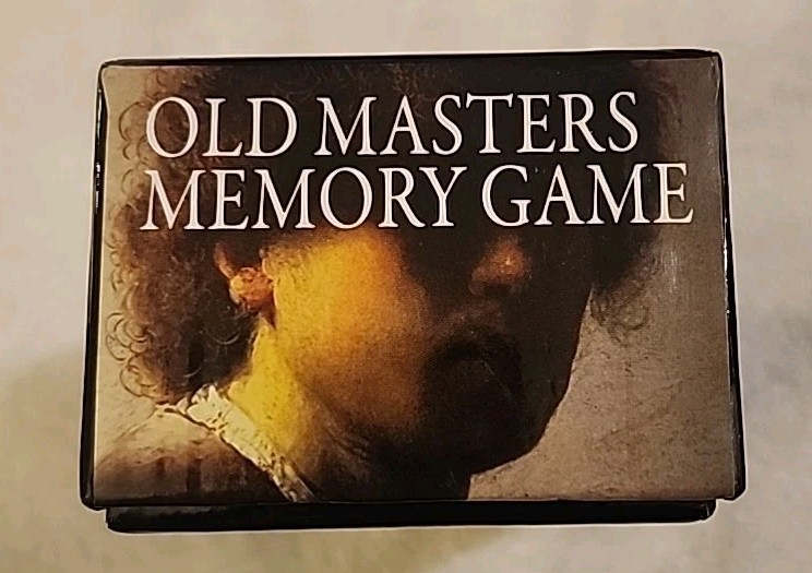 Old Masters Memory Game Matching Card Game BisPublishers Free Shipping USA OBO