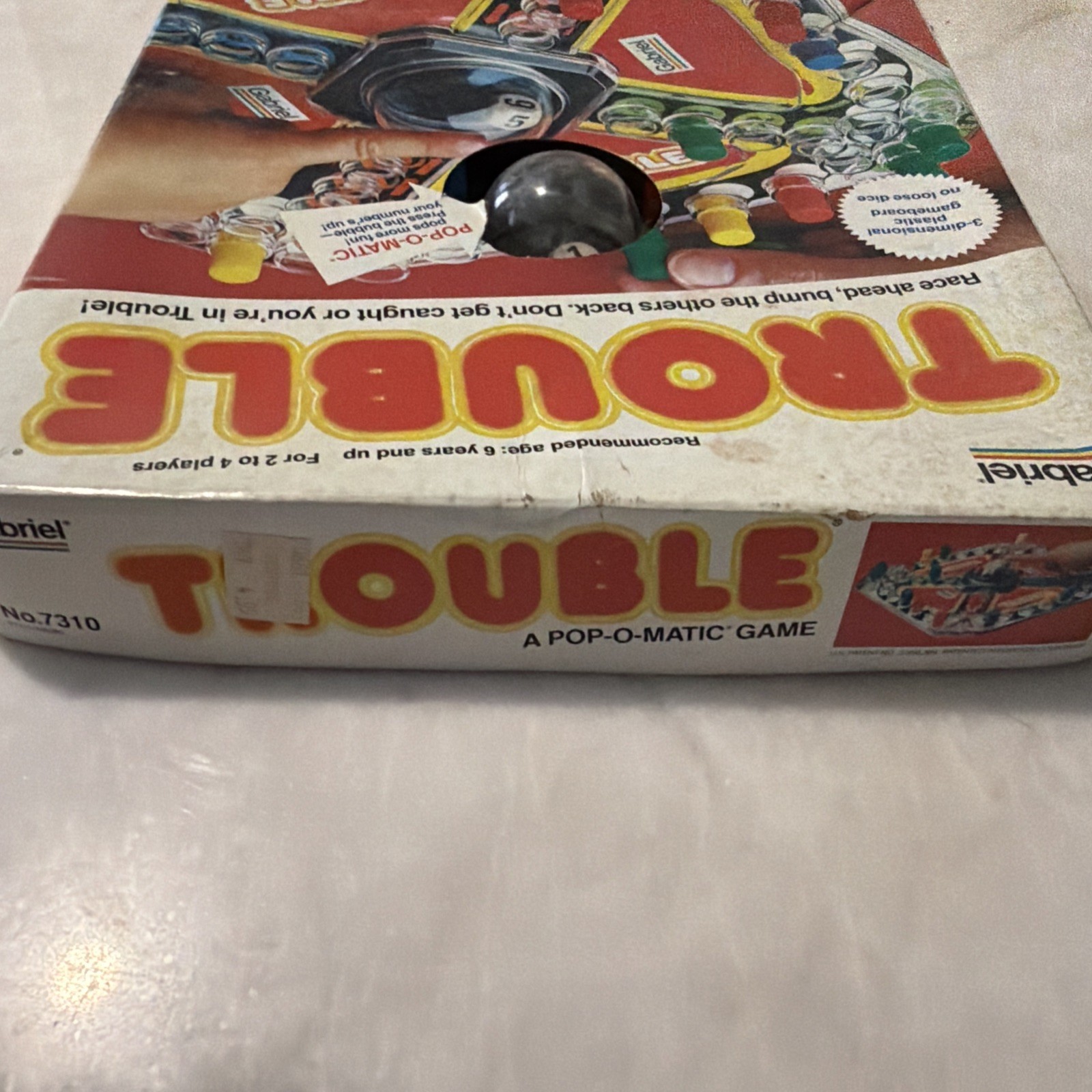 VINTAGE Trouble Pop-O-Matic Game Gabriel 1977 Kids Classic