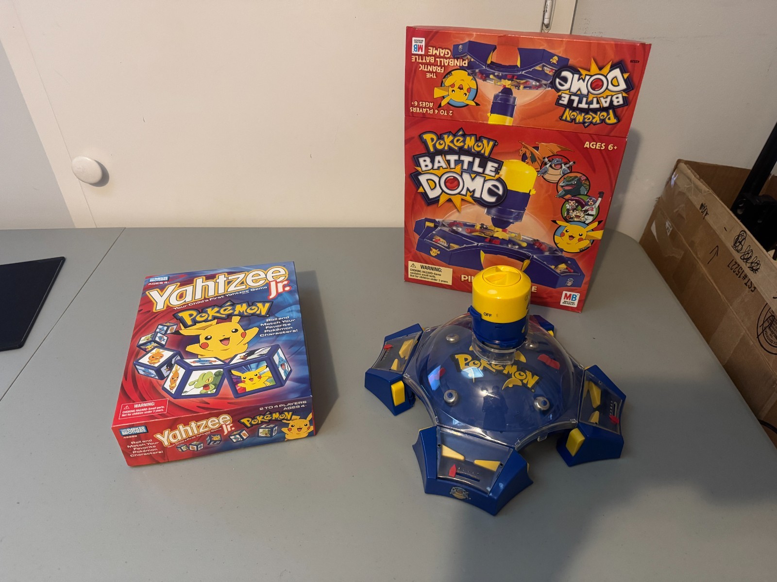 Vintage Pokemon Toy Challenge 1998 Tiger Electronics, Battle Dome, Yahtzee Jr.