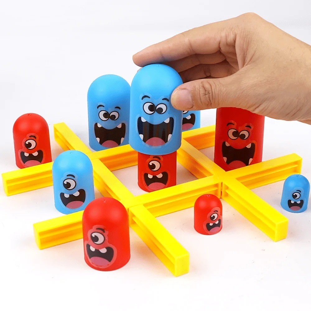 Tic Tac Toe Board Game Interactive Strategy Party Game for Kids Adults Family