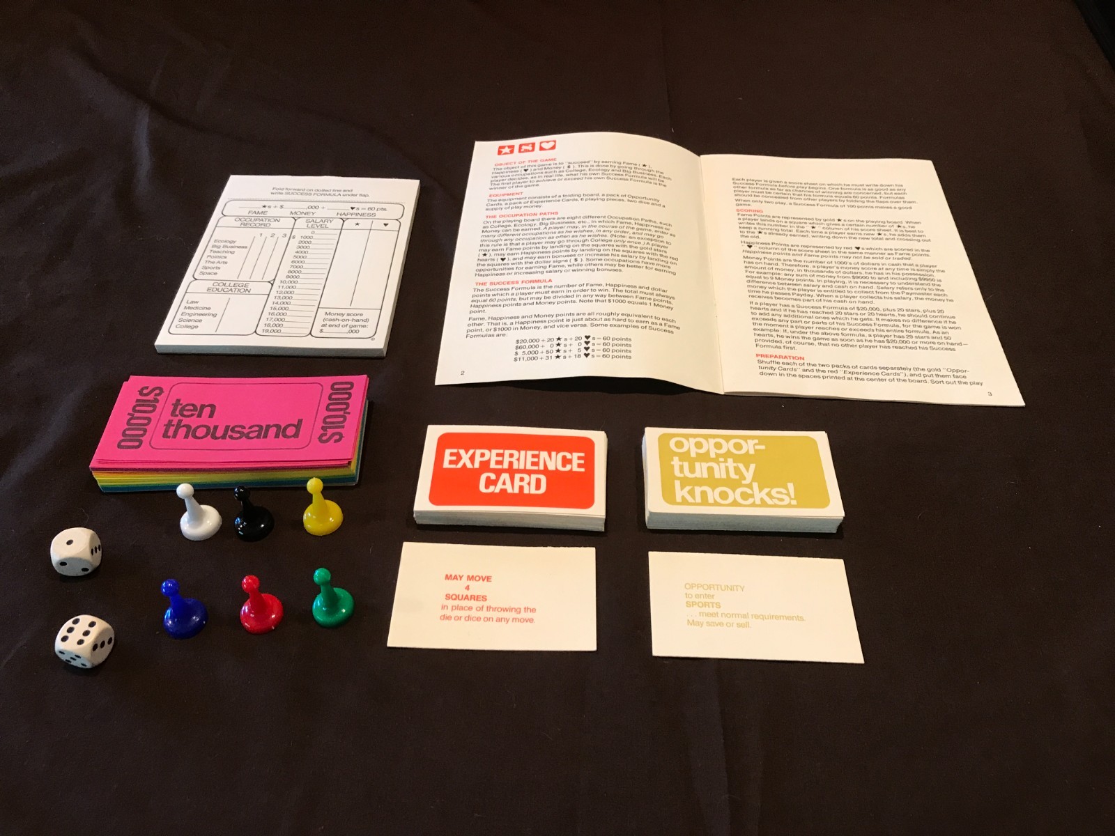 1971 Careers Board Game By Parker Brothers – Complete – Good Condition!!