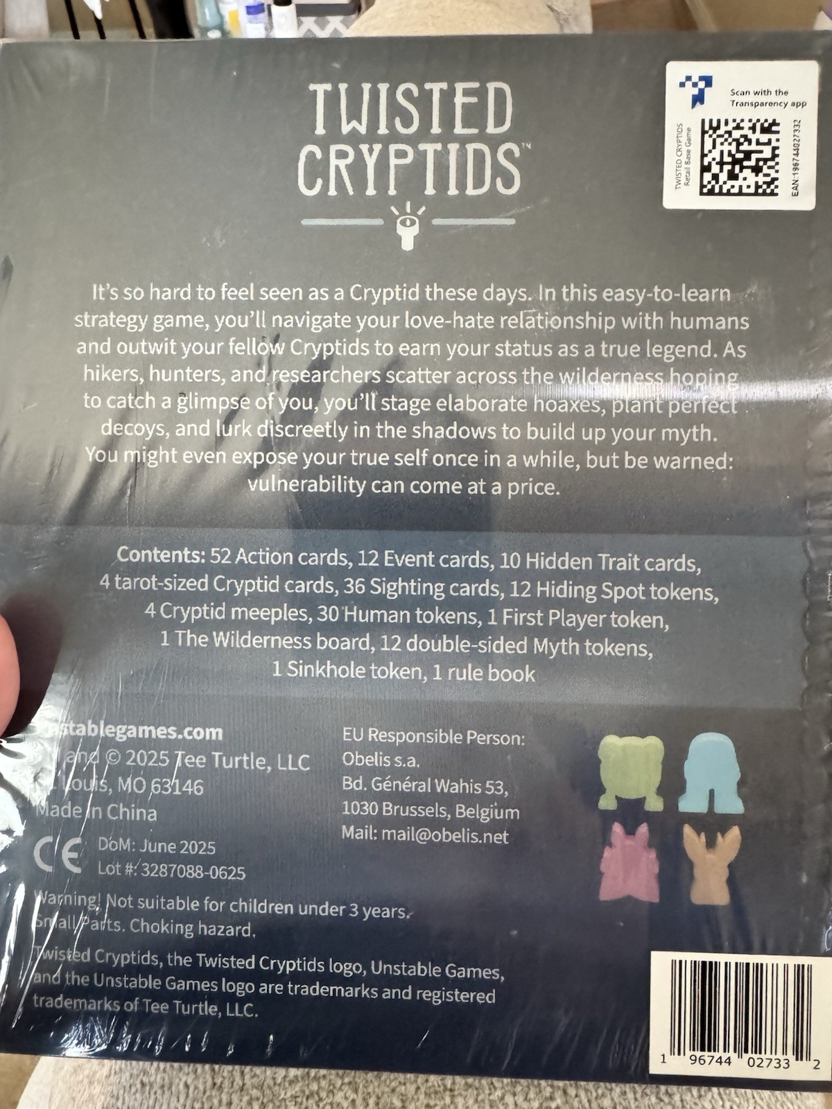 Twisted Cryptids Board Game New Still Sealed