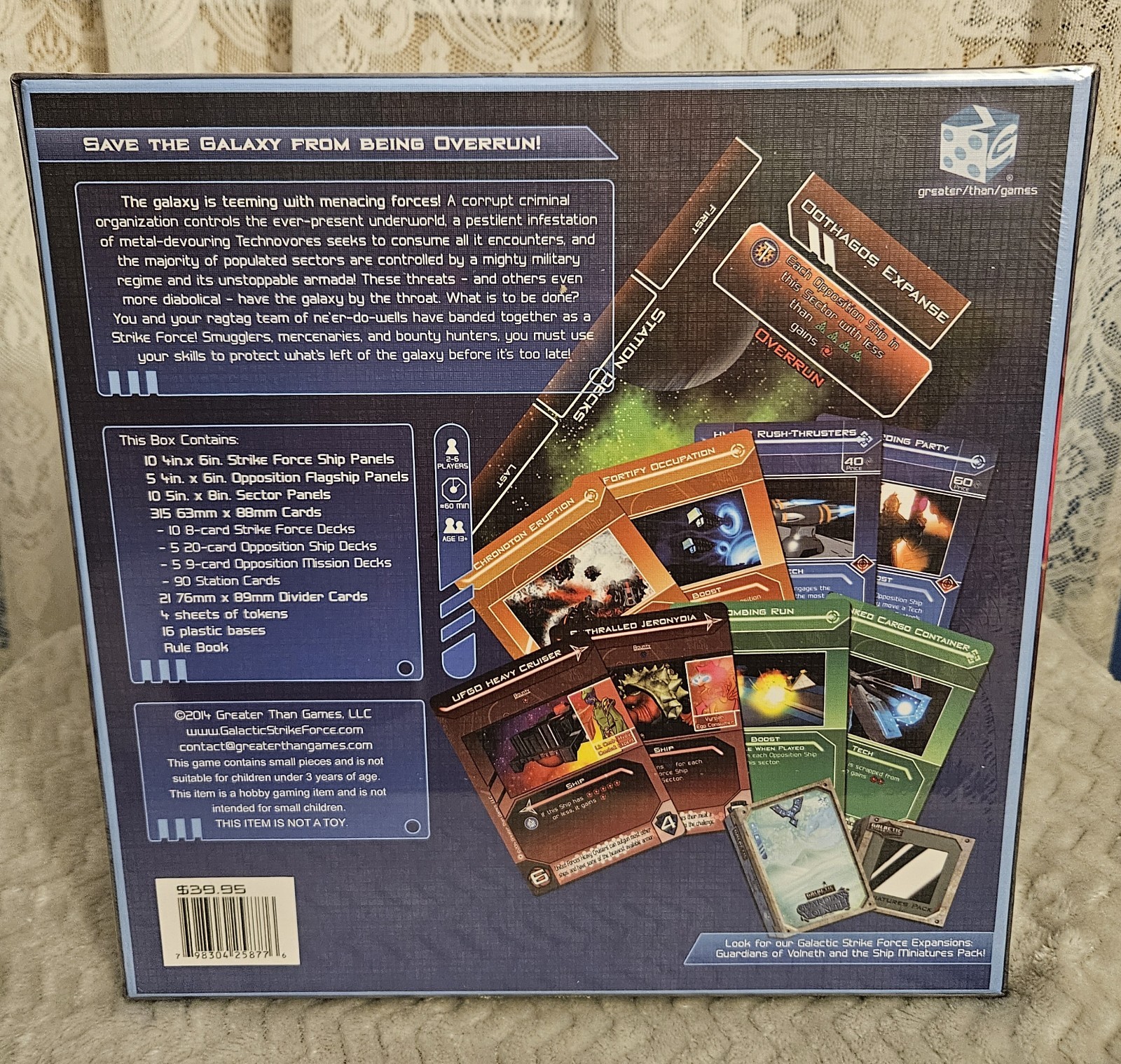 Galactic Strike Force Game – Greater Than Games, FACTORY SEALED