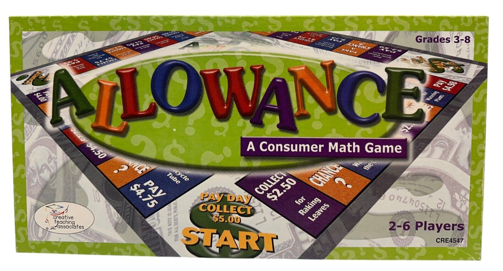 ALLOWANCE A Consumer Math Game Grades 3-8 Money Management Skills Home School