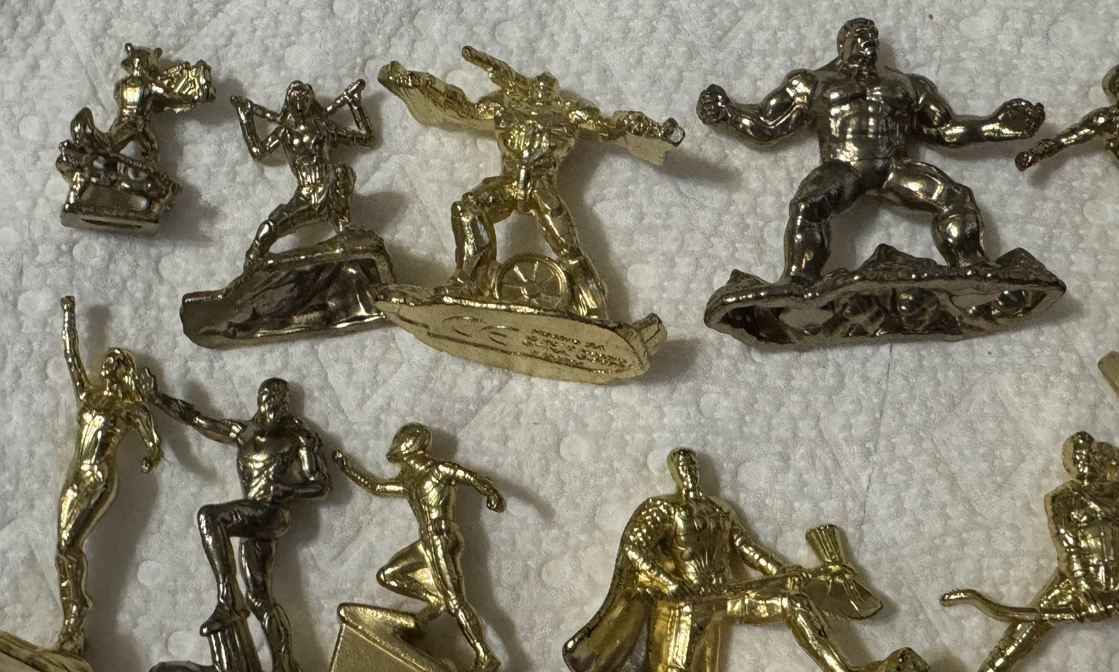 Monopoly Avengers Marvel Game Set of 11 Gold Character Token Pieces