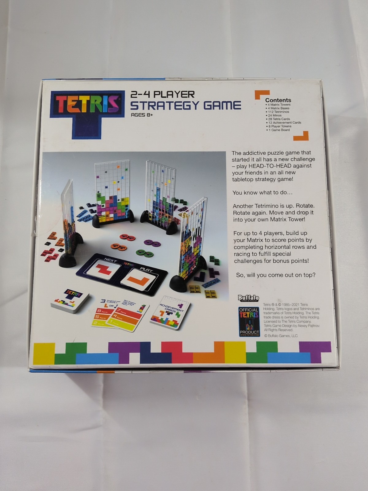 Tetris Head-To-Head Multiplayer Strategy Game 2-4 Players-Classic Game Complete