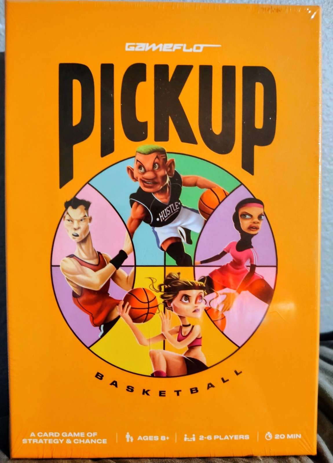 Gameflo Pickup Basketball Card Game Of Strategy Ages 8+ /2-6 Players New/Sealed