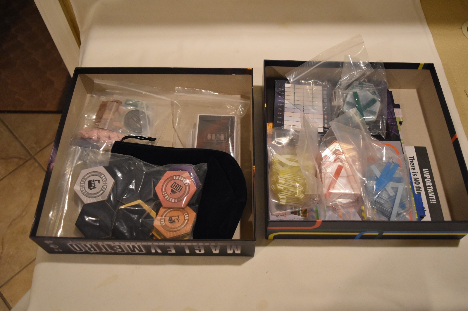 Maglev Metro Board Game – Bezier Games, Open Box, Never played