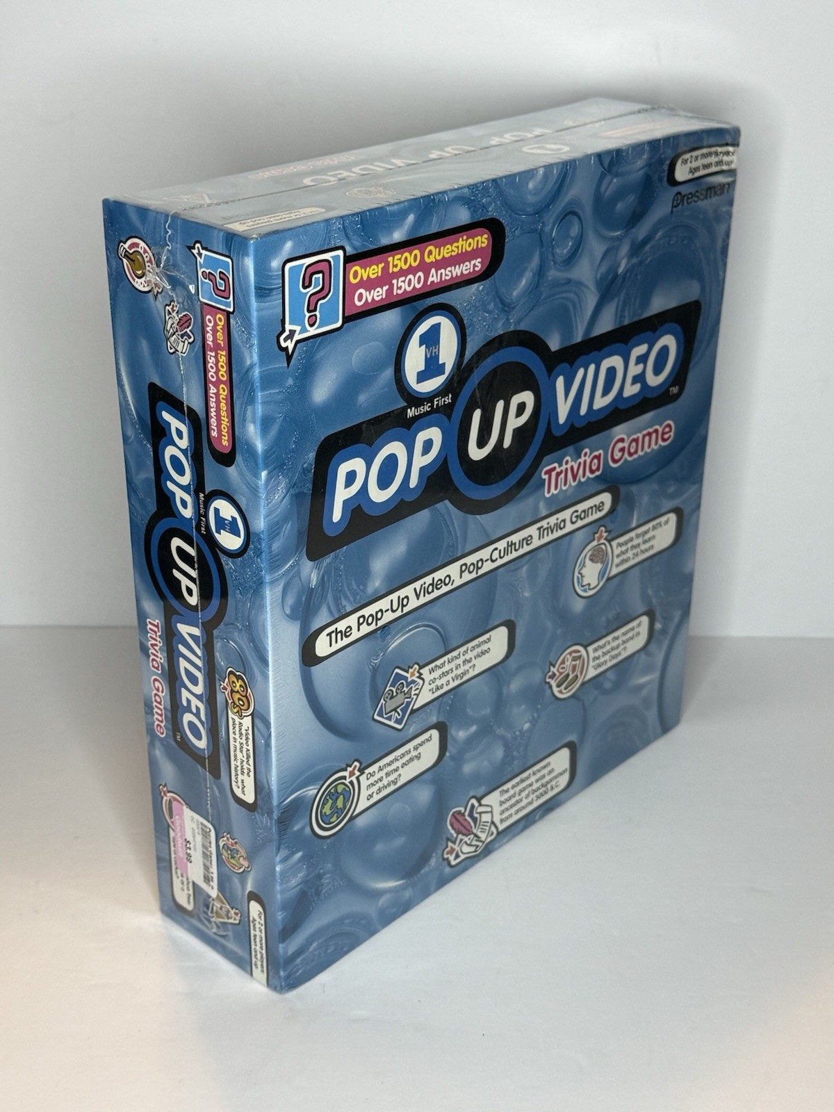 Vintage VH1 Pop Up Video Trivia Game 1999 Pressman FACTORY SEALED New Old Stock