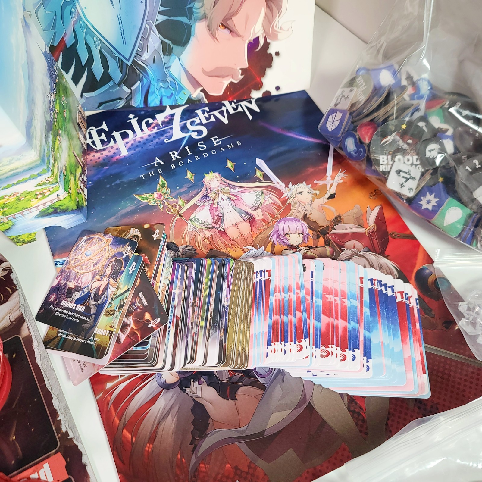 Epic 7 Seven Arise The Board Game Complete Core Box Tabletop Farside Games Anime