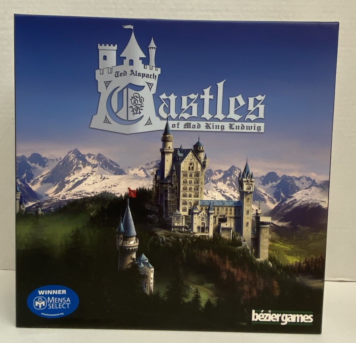 Ted Alspach Castles Of Mad King Ludwig, Bezier Games 2015 New/Open Box Condtion