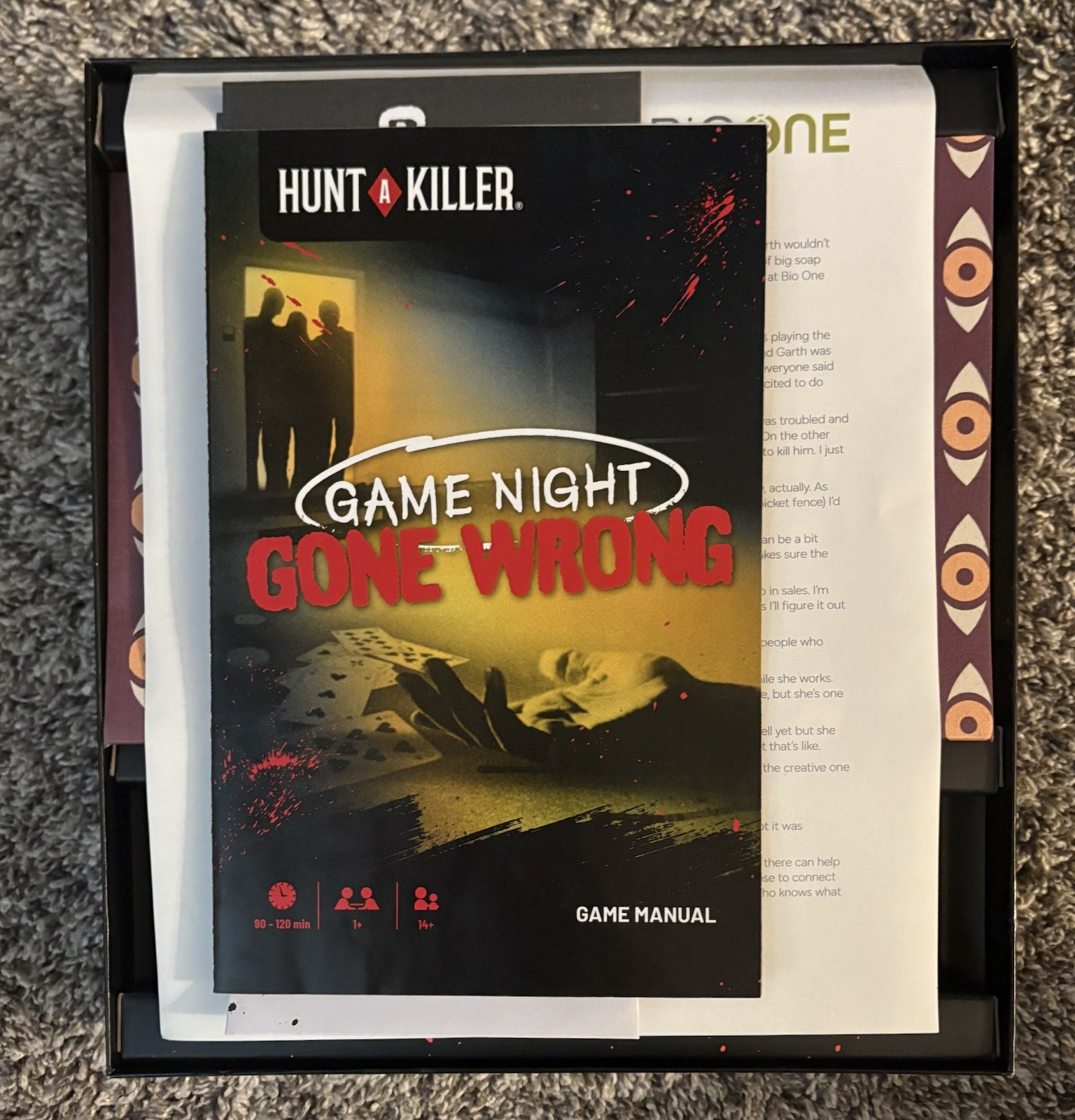 Hunt A Killer Game Night Gone Wrong Board Game