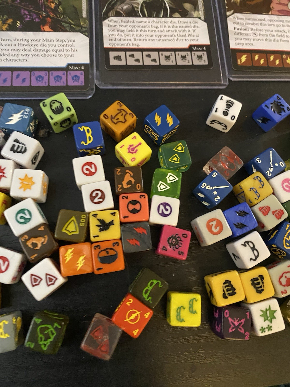 HUGE LOT- DC Dice Masters: Justice League- Wiz kids-Store Counter Box-Cards