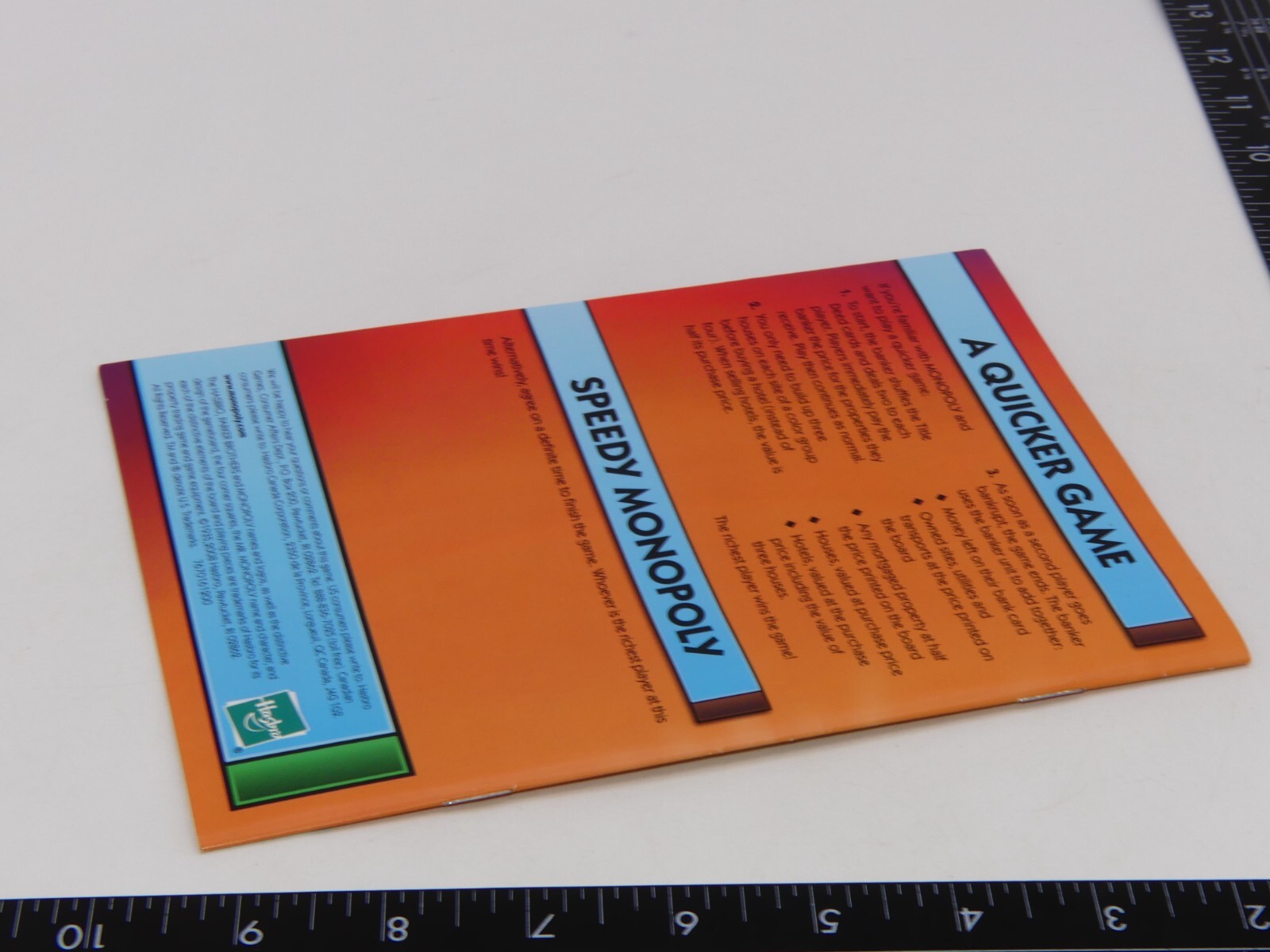 2008 Monopoly Here & Now The World Edition Board Game Instruction Manual Only