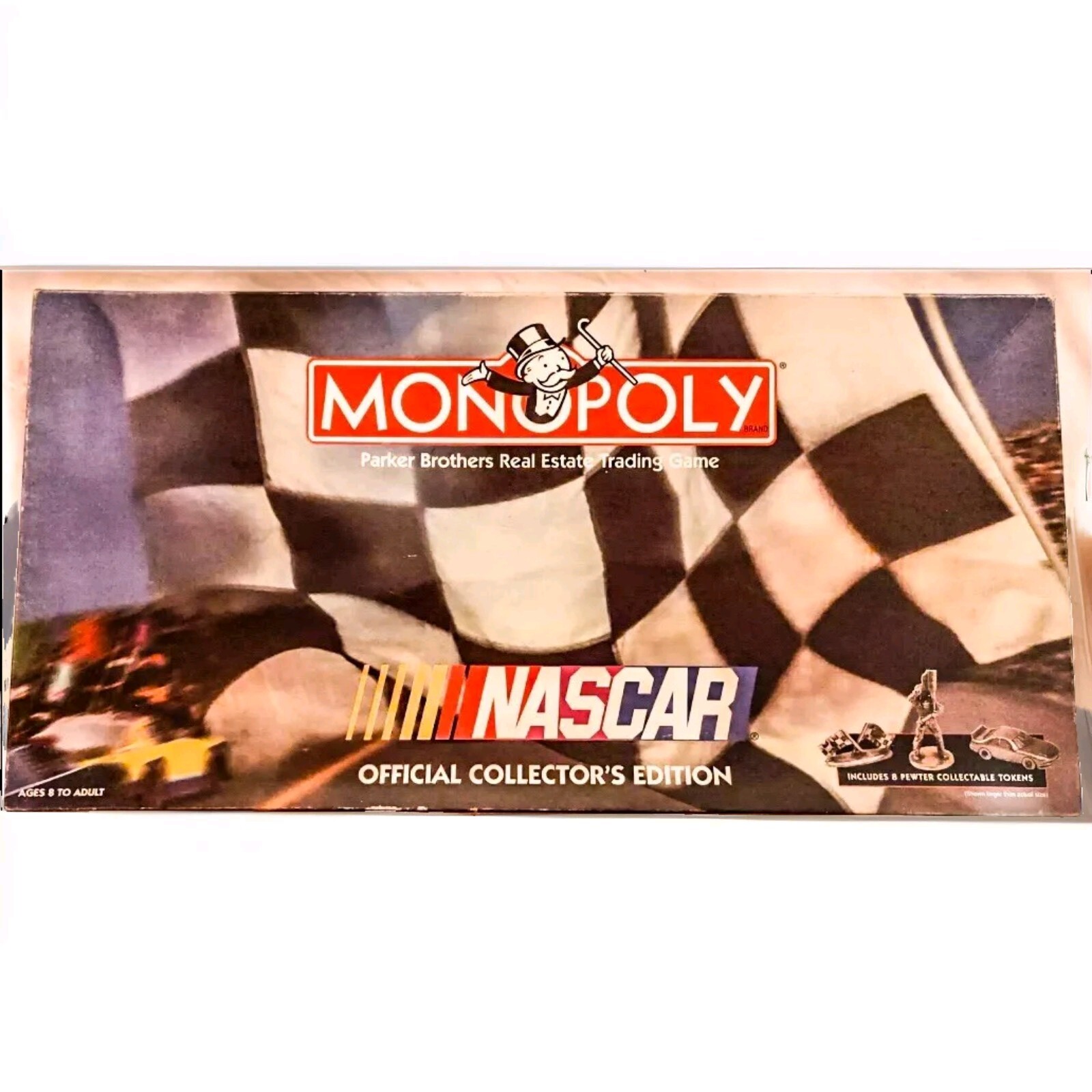 Collectible Vintage NASCAR Monopoly Edition Christmas – Complete Board Game 1997