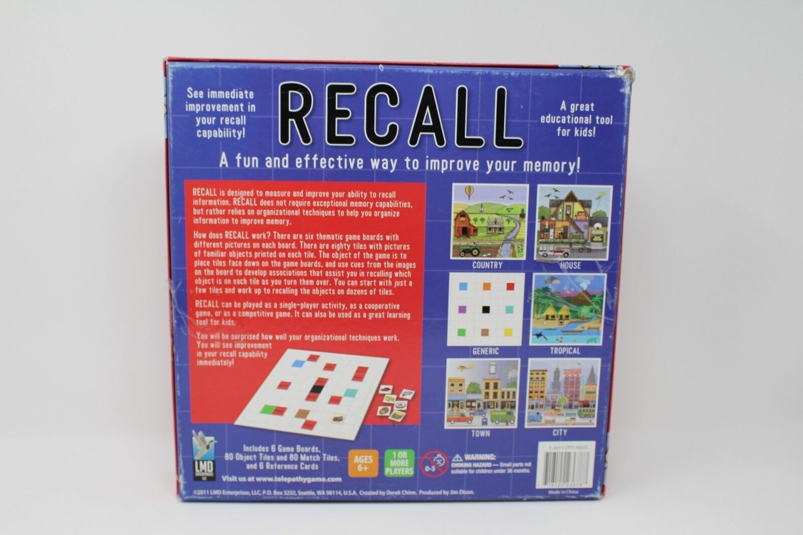 Recall – The Fun and Effective Memory Improvement Tile Game.- Complete