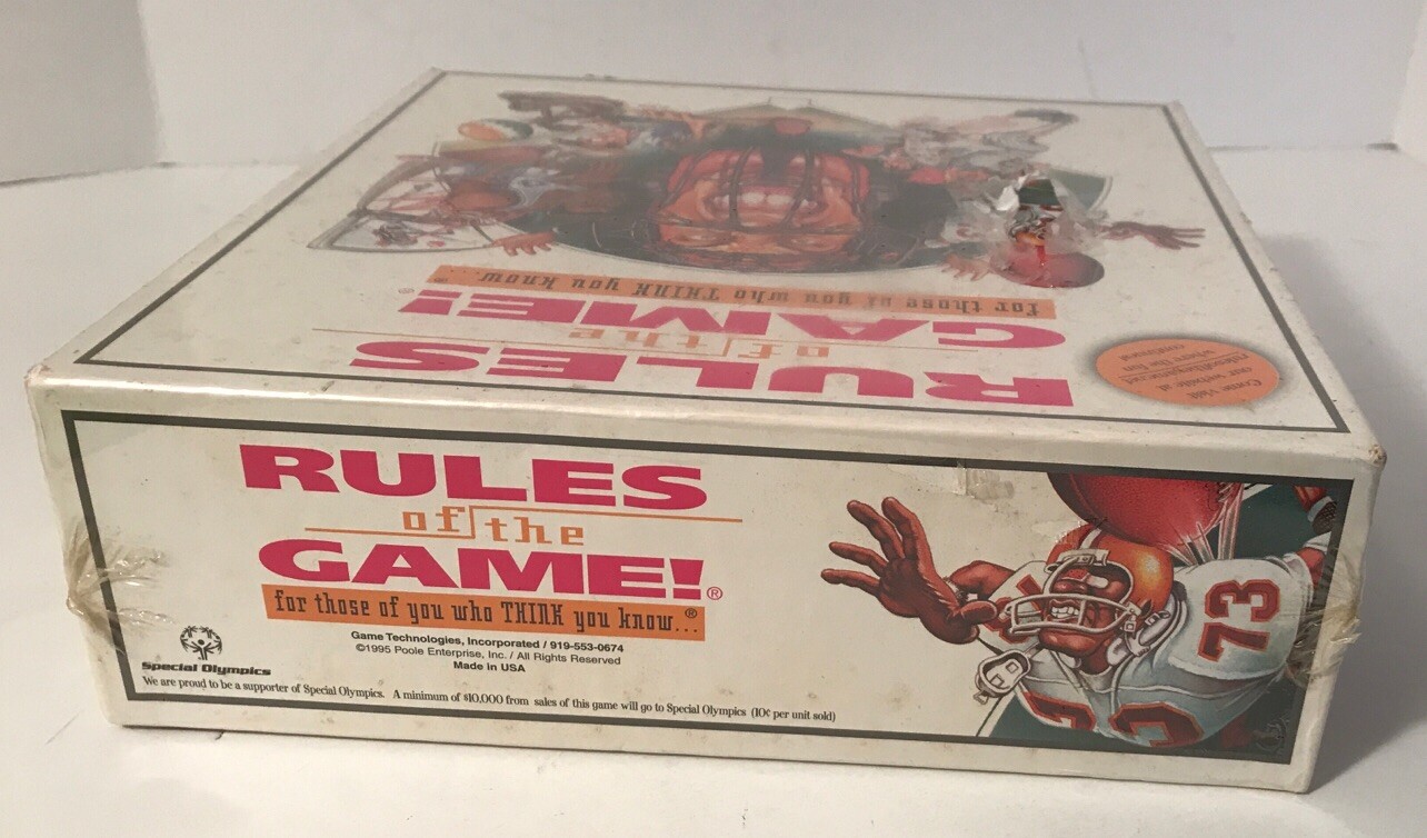 Rules of the Game! Sports Trivia Game – Sealed Box