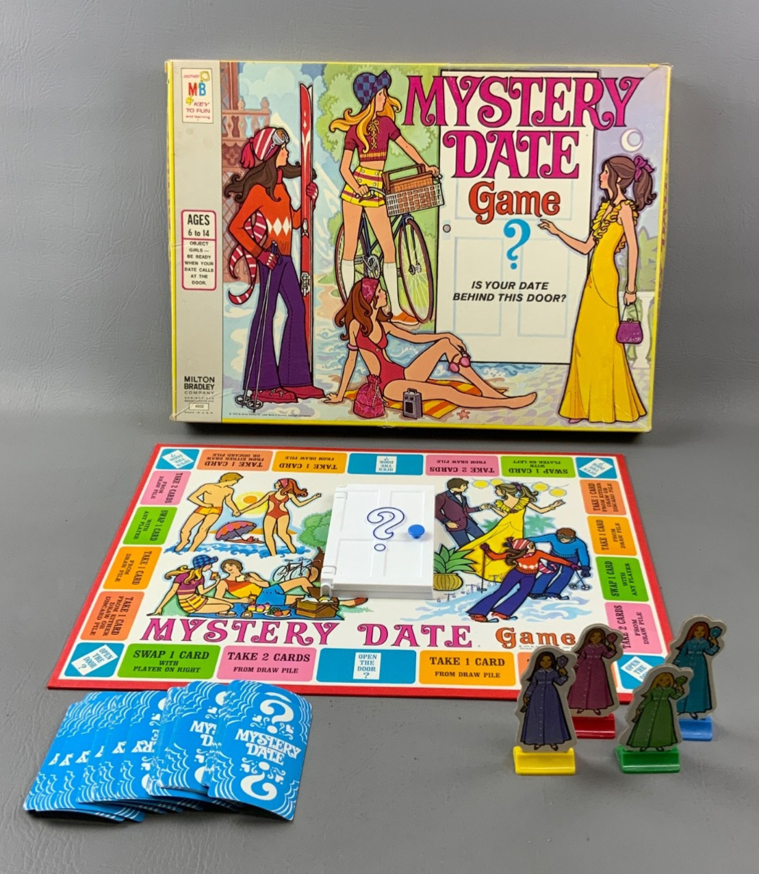 Vintage Milton Bradley “Mystery Date” Game – Item #4502 – Milton Bradley 1972